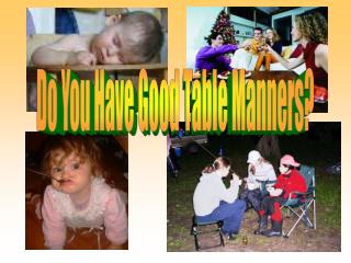 Do You Have Good Table Manners?