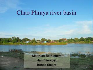 Chao Phraya river basin