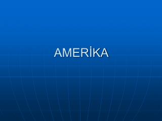 AMERİKA