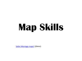 Map Skills