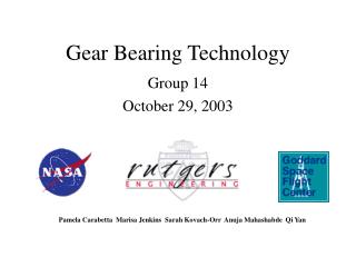 Gear Bearing Technology