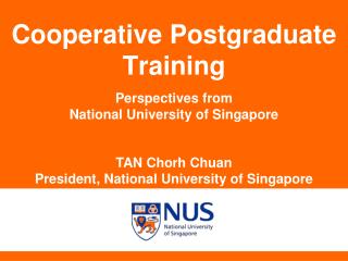 Cooperative Postgraduate Training