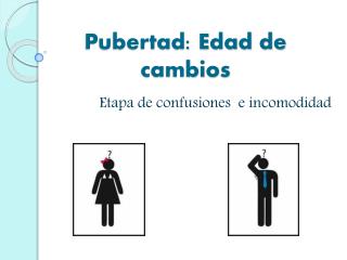 Pubertad: Edad de cambios