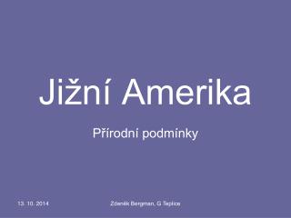 Jižní Amerika