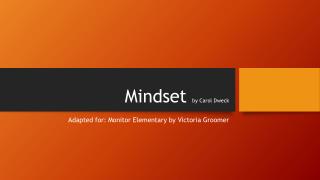 Mindset by Carol Dweck