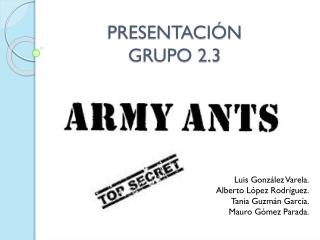 PRESENTACIÓN GRUPO 2.3