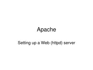 Apache