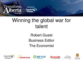 Winning the global war for talent