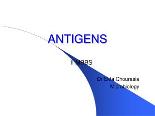 ANTIGENS