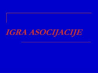 IGRA ASOCIJACIJE