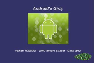 Android'e Giriş