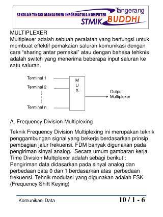 Komunikasi Data 10 / 1 - 6