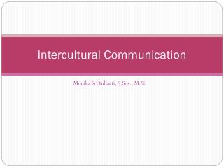Intercultural Communication