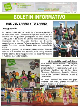 BOLETIN INFORMATIVO