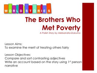 The Brothers Who Met Poverty A Polish Story by Aleksandra-Dokurno