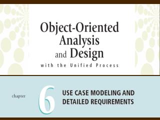 Detailed Object-Oriented Requirements Definitions