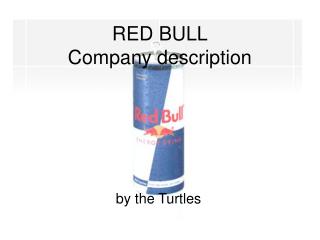 RED BULL Company description