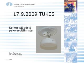 17.9.2009 TUKES