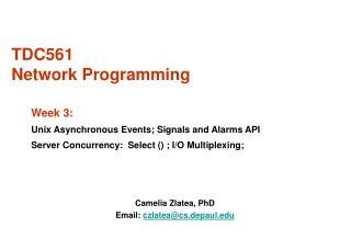 TDC561 Network Programming