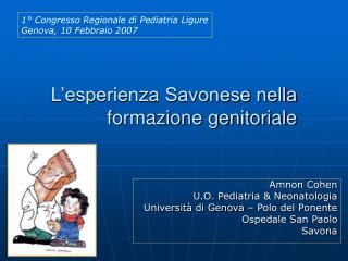 L’esperienza Savonese nella formazione genitoriale