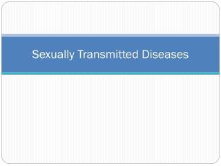 Sexually Transmitted Diseases