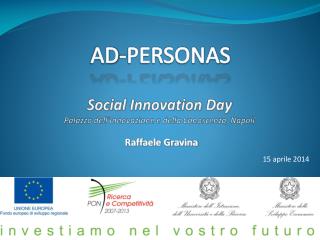 Social Innovation Day Palazzo dell'Innovazione e della Conoscenza, Napoli