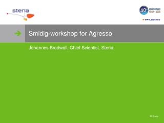 Smidig-workshop for Agresso