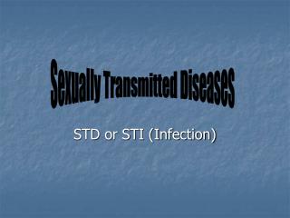 STD or STI (Infection)