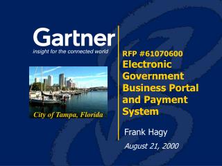 RFP #61070600 Electronic Government Business Portal and Payment System