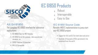 IEC 61850 Products Robust Interoperable Easy to Use