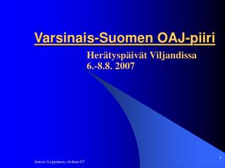 Varsinais-Suomen OAJ-piiri