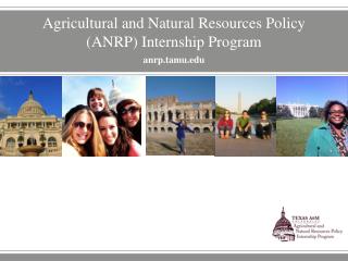 Agricultural and Natural Resources Policy (ANRP) Internship Program