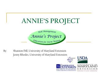 ANNIE’S PROJECT