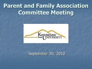 Parent and Family Association Committee Meeting
