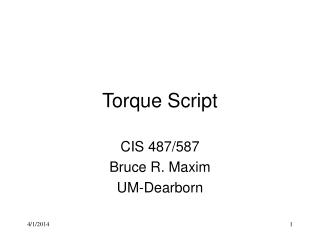 Torque Script