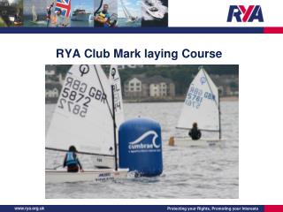 RYA Club Mark laying Course