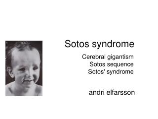 Sotos syndrome