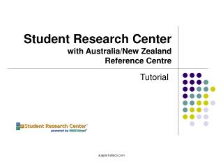 Student Research Center with Australia/New Zealand Reference Centre