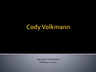 Cody Volkmann