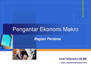 Pengantar Ekonomi Makro