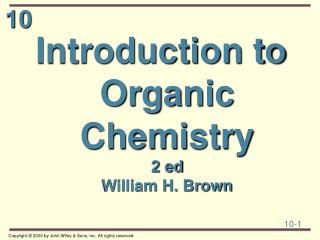 Introduction to Organic Chemistry 2 ed William H. Brown