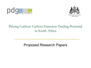 Pricing Carbon: Carbon Emission Trading Potential in South Africa