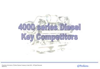 4000 series Diesel Key Competitors