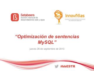 “Optimización de sentencias MySQL”