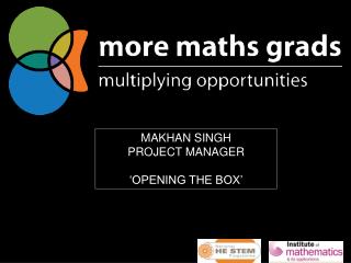 MAKHAN SINGH PROJECT MANAGER ‘OPENING THE BOX’