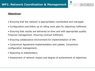 WP1: Network Coordination &amp; Management