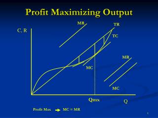 Profit Maximizing Output