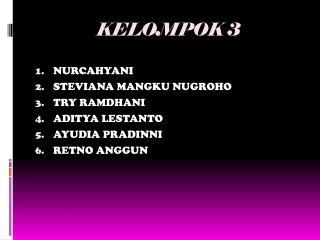 KELOMPOK 3