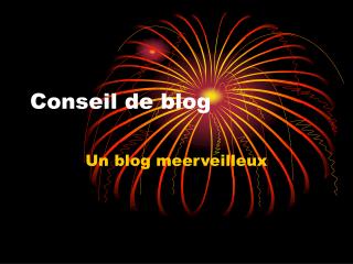 Conseil de blog