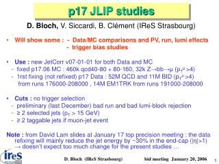 p17 JLIP studies